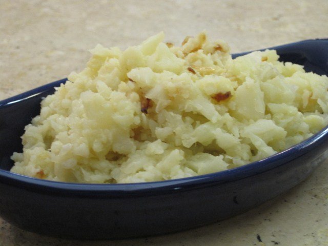 Garlic Smashed Cauliflower