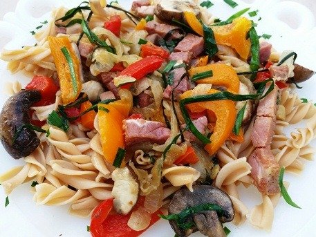 Doc’s Pasta Prosciutto with Vegetables: Quick and Easy