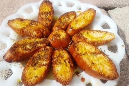 Doc’s Healthy Snack – Extra Virgin Olive Oil on Toast Parisien