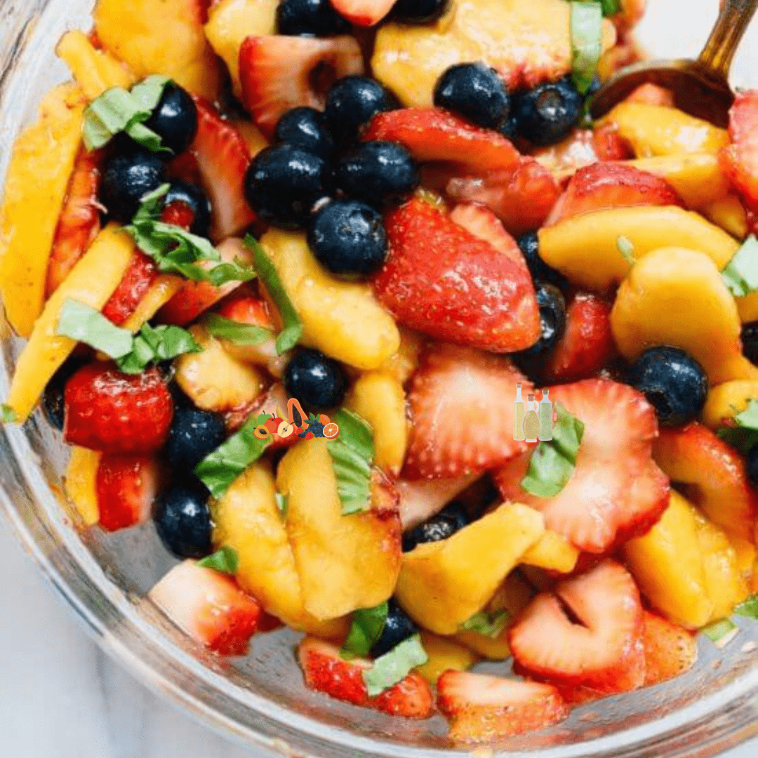 Fresh Fruit with Flavored White Balsamics
