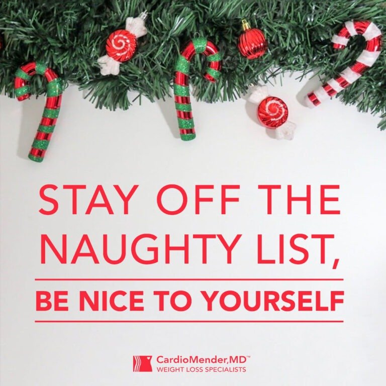 Stay Off the Naughty List, Be Nice to Yourself