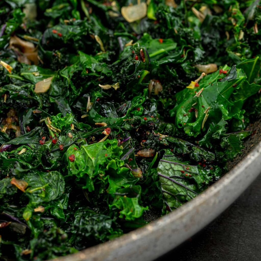 Spicy Sautéed Kale