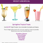 Springtime Tropical Treats