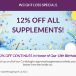 Birthday Supplement Sale