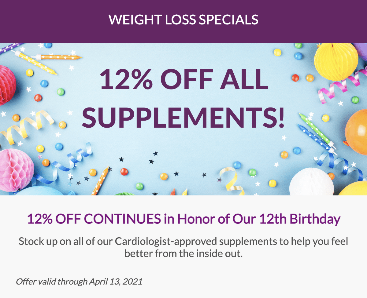 Birthday Supplement Sale