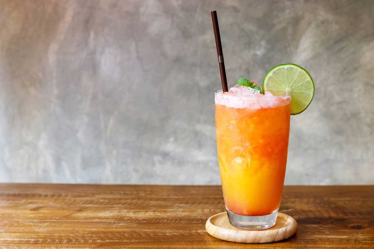 Tropical Strawberry Mango Cooler